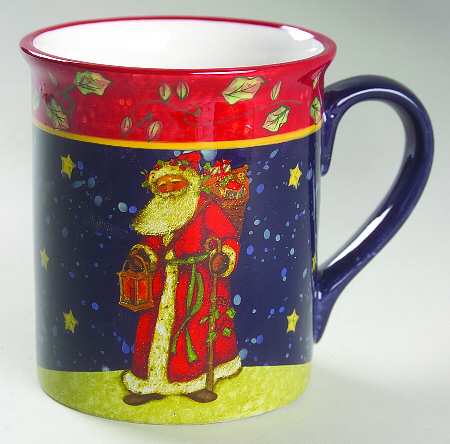 Victorian Santa Mug