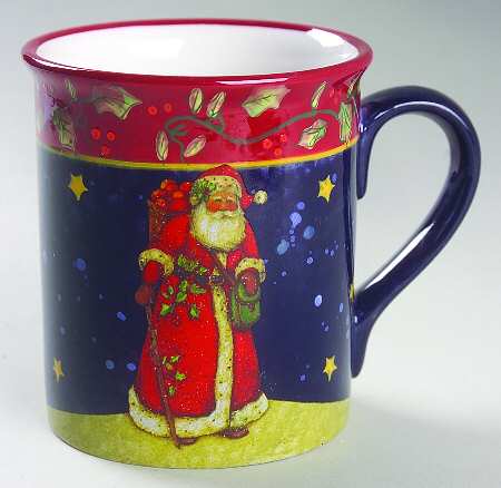 Victorian Santa Mug