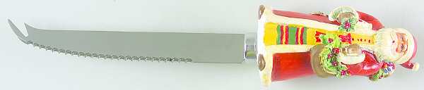 Victorian Santa Cheese Knife with Stainless Blade