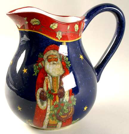 Victorian Santa 128 Oz Pitcher