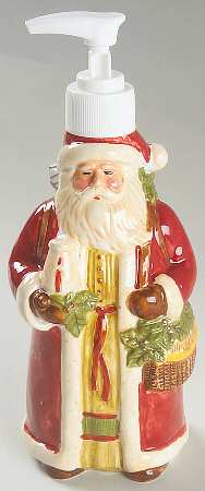Victorian Santa Figural Lotion Dispenser