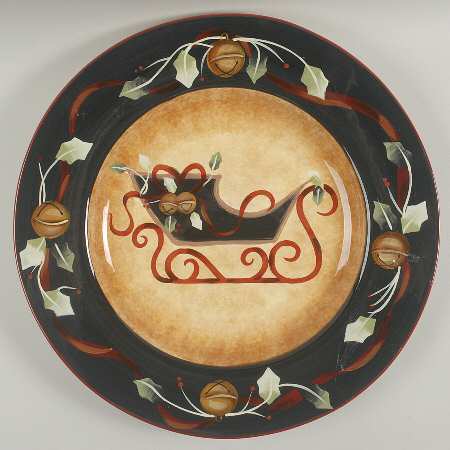 Ribbons & Bells 16" Chop Plate (Round Platter)