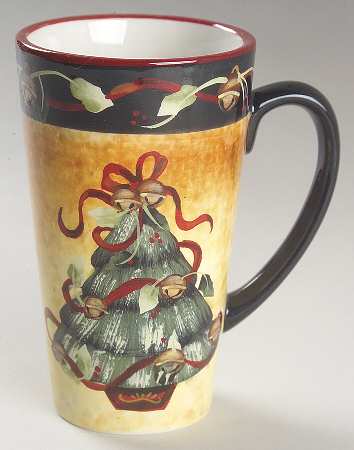 Ribbons & Bells Latte Mug