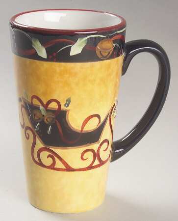 Ribbons & Bells Latte Mug