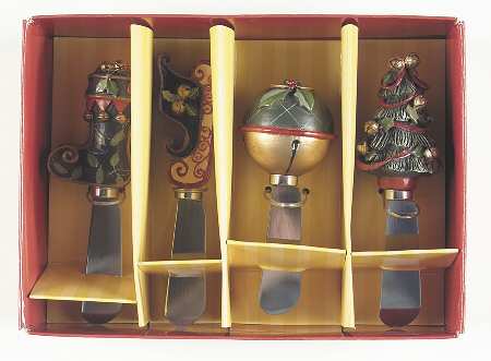 Ribbons & Bells Individual Spreader - Set of 4 Motifs