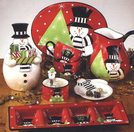 Holiday Snowman 4 Part Relish
