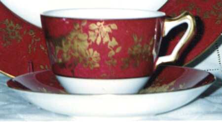 CRS149 Footed Cup & Saucer Set