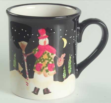 Midnight Snowman Mug
