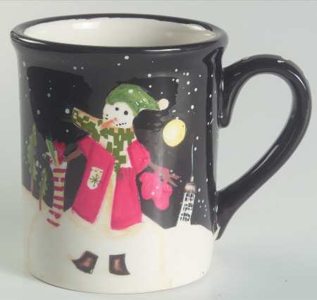 Midnight Snowman Mug