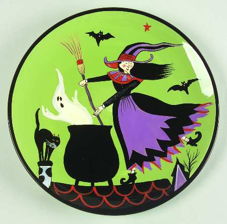 Enchanted Halloween Dinner Plate