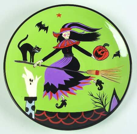 Enchanted Halloween Dinner Plate