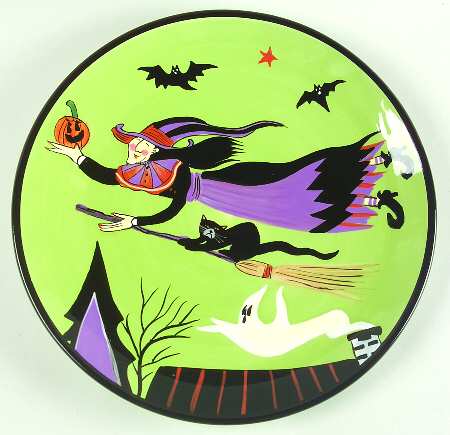 Enchanted Halloween Dinner Plate