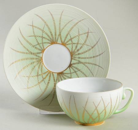 Toundra Spring (Printemps) Flat Cup & Saucer Set