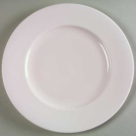 Pink Stencil Dinner Plate
