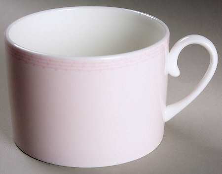 Pink Stencil Flat Cup