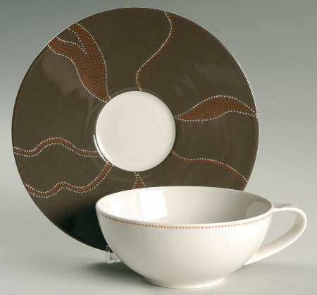 Flat Cup & Saucer Set