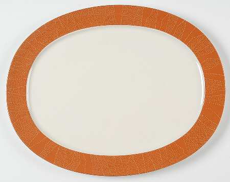 Nomad 15" Oval Serving Platter by Calvin Klein
