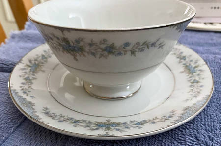 Regency Footed Cup & Saucer Set