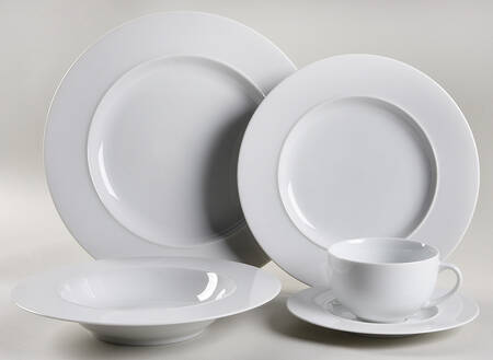 Epoch White 5 Piece Place Setting