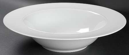Epoch White 11" Round Vegetable Bowl