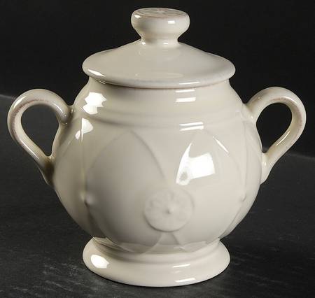 Meridian Cream Sugar Bowl & Lid