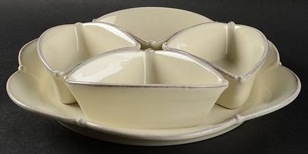 Meridian Cream 5-Piece Hors d'Oeuvres Set