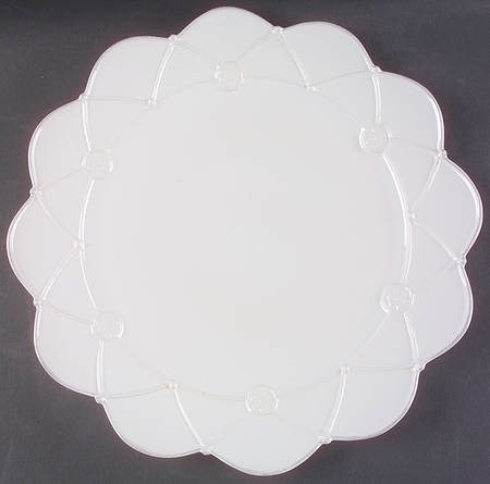 Meridian White Service Plate (Charger)