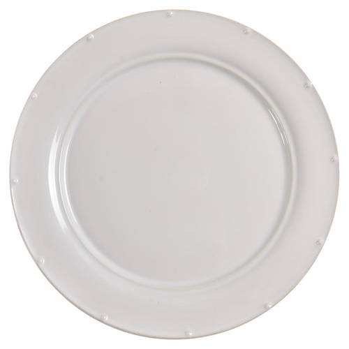 Meridian White Dinner Plate