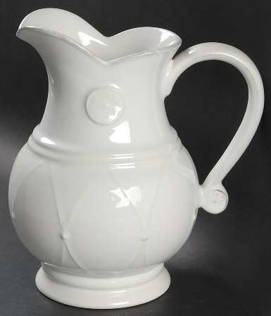 Meridian White 64 Oz Pitcher