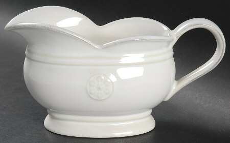 Meridian White Open Sauce Boat