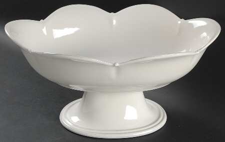 Meridian White Footed Centerpiece