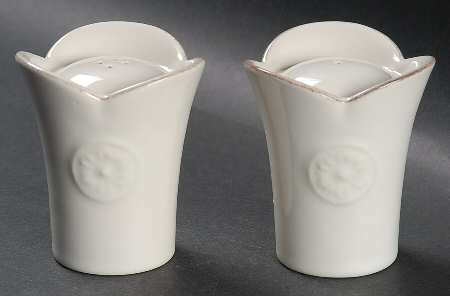 Meridian White Salt & Pepper Set