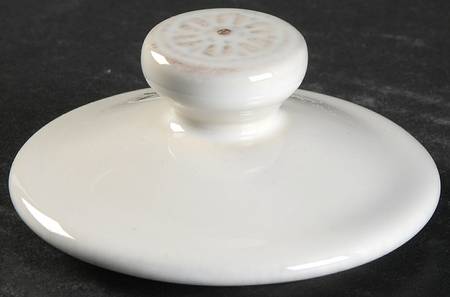 Meridian White Lid for Sugar Bowl