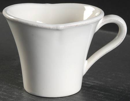 Meridian White Flat Cup