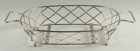 Meridian White Metal Stand for 14" Rectangular Baker