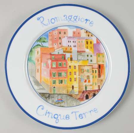 Cinque Terre Luncheon Plate