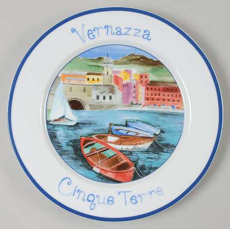 Cinque Terre Luncheon Plate