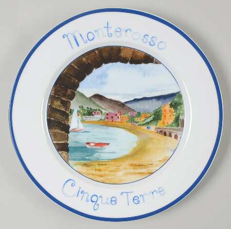 Cinque Terre Luncheon Plate