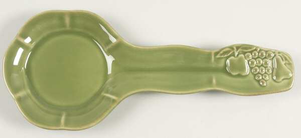 Madeira Harvest (Moss Green) Spoon Rest/Holder (Holds 1 Spoon)
