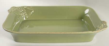 Madeira Harvest (Moss Green) 14" Rectangular Baker