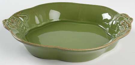 Madeira Harvest (Moss Green) 9" Individual Pasta Bowl