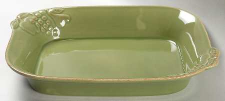 Madeira Harvest (Moss Green) 11" Rectangular Baker