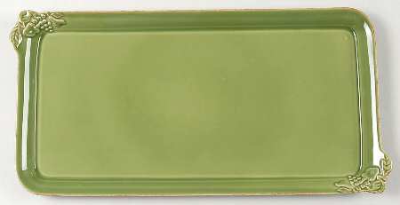 Madeira Harvest (Moss Green) 15" Rectangular Tray
