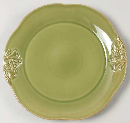 Madeira Harvest (Moss Green) Salad Plate
