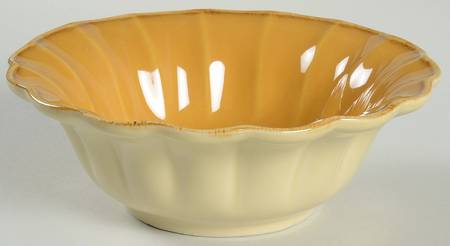 Autumn Waves Honey (Yellow) Soup/Cereal Bowl