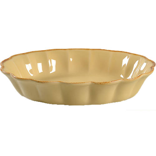 Autumn Waves Oatmeal (Cream) 12'' Oval Baker