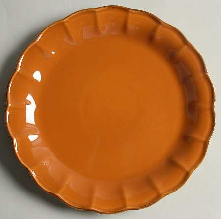 Autumn Waves Pumpkin (Orange) Salad Plate