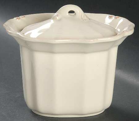 Vintage Port Cream Sugar Bowl & Lid