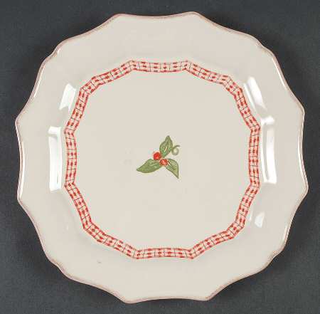 Holly Days Salad Plate
