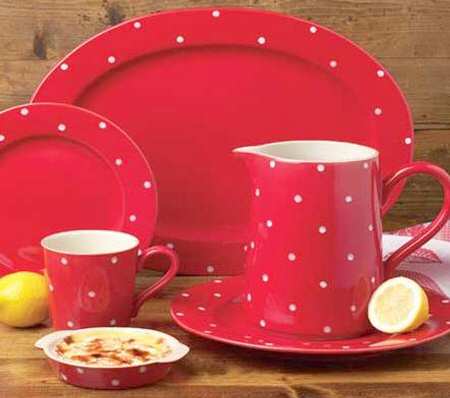 Polka Dots Red by Casafina